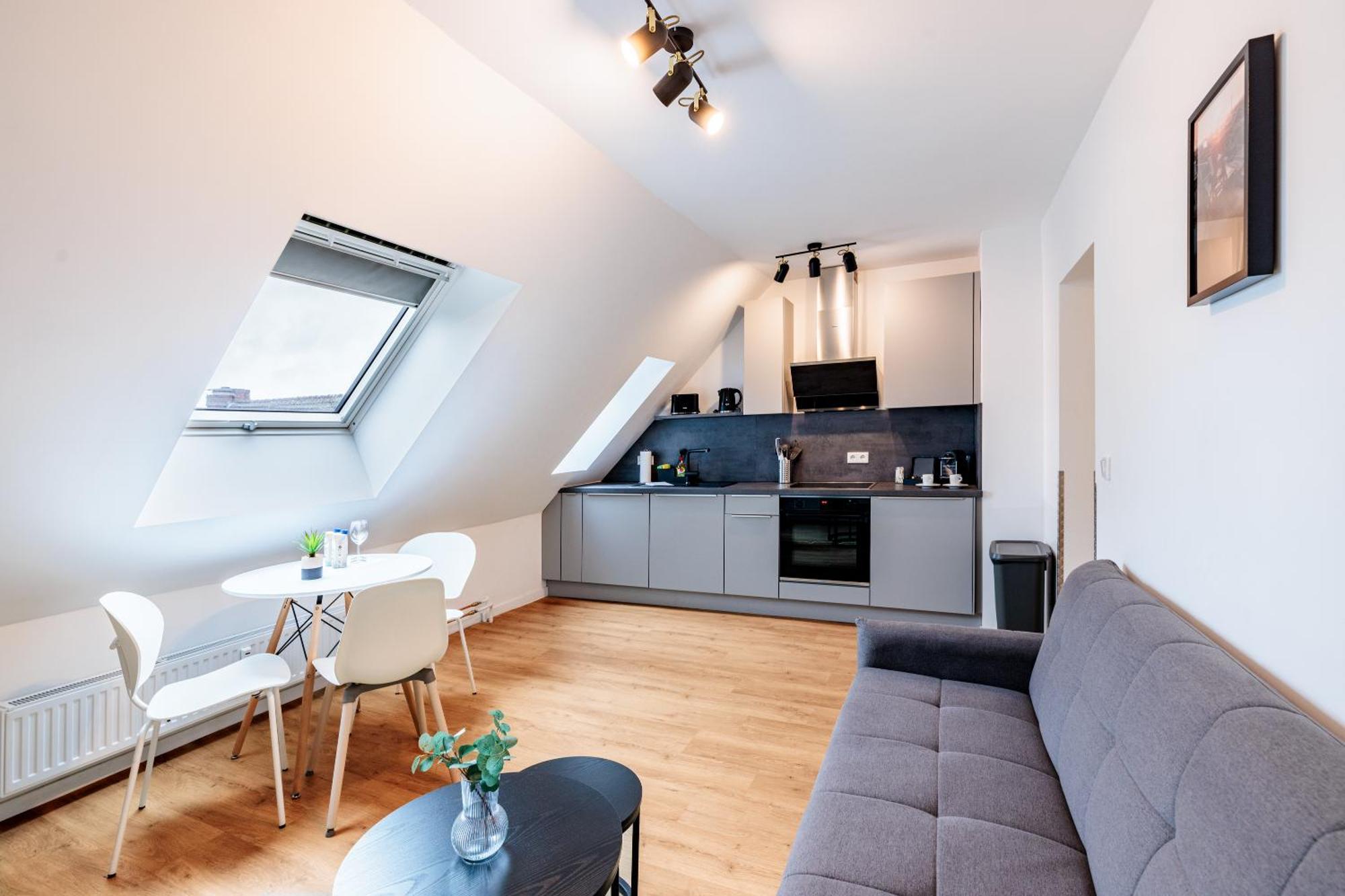 Glueck Auf Appartements Herkulesstrasse Essen Dış mekan fotoğraf